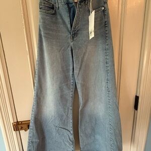 Frame Denim Le Palazzo Cropped Jeans